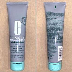 Clinique All About Clean 2-in-1 Charcoal Mask + Scrub